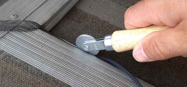 metal screen door repair in Ladera Heights